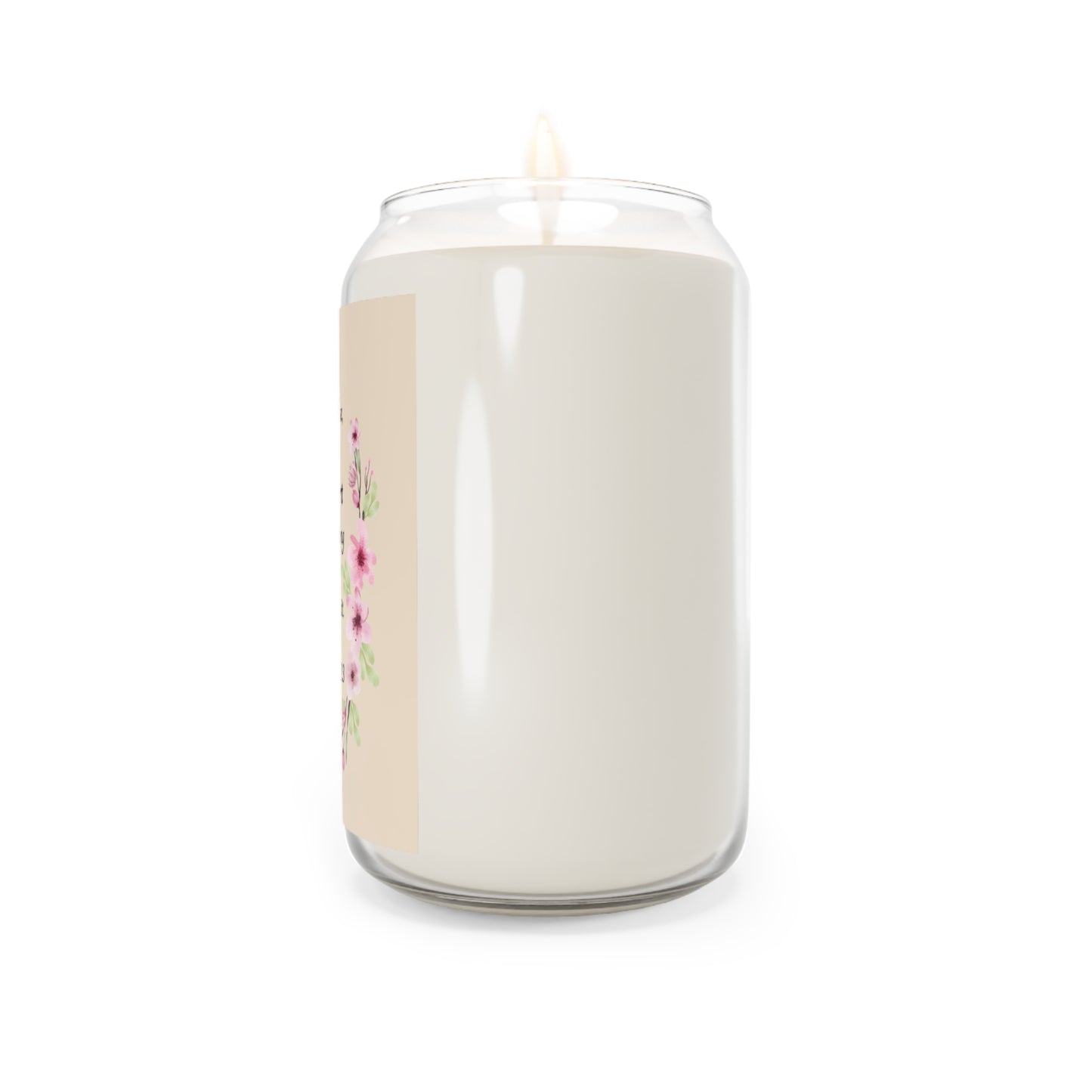 Proverbs 4:23 Floral Soy Candle – 13.75oz Inspirational Scented Candle