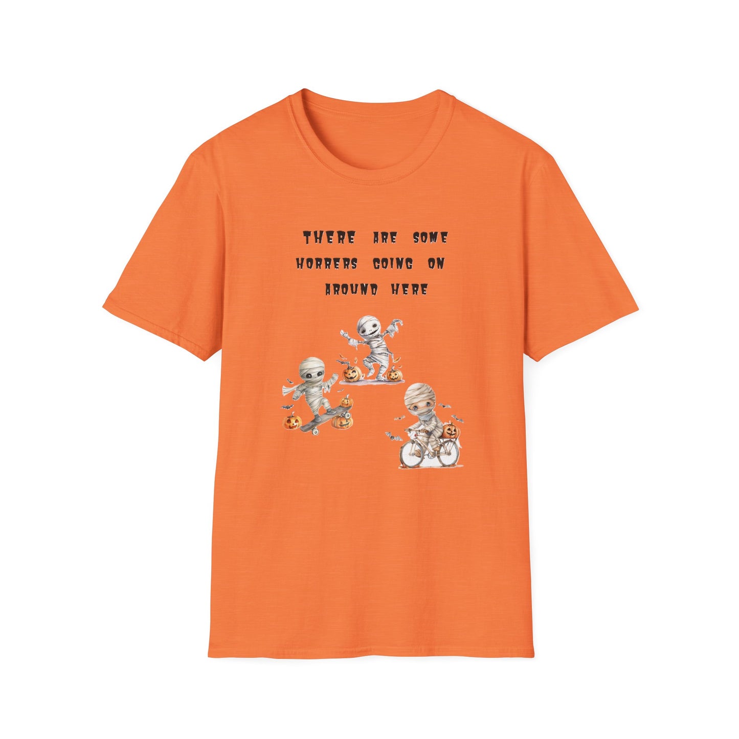 T-Shirt Halloween Graphic T-Shirt Spooky Season Tee Unisex Soft Style Shirt Retro Halloween Gift Fall Fashion Cute Halloween Design
