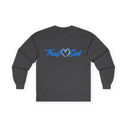 T-Shirt Trust God Unisex Long Sleeve Tee Faith-Based Apparel Christian Religious Gift