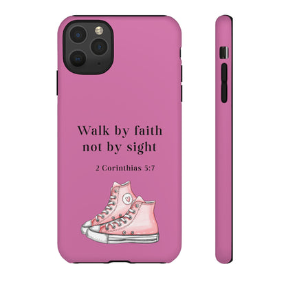 Cellphone Cae Faith-Inspired Phone Case Inspirational Gift Bible Verse Accessory Pink Converse Design Christian Phone Cover
