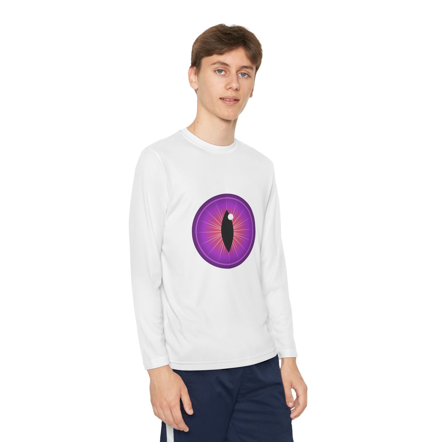 T-Shirt Youth Long Sleeve Monster-Inspired Tee Fun Shirt for Kids Perfect for Halloween Costume Wear Everyday Comfort Cool Graphic T