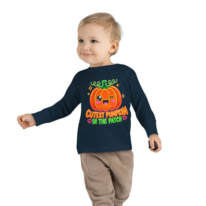 Cutest Pumpkin in the Patch Toddler Long Sleeve Tee