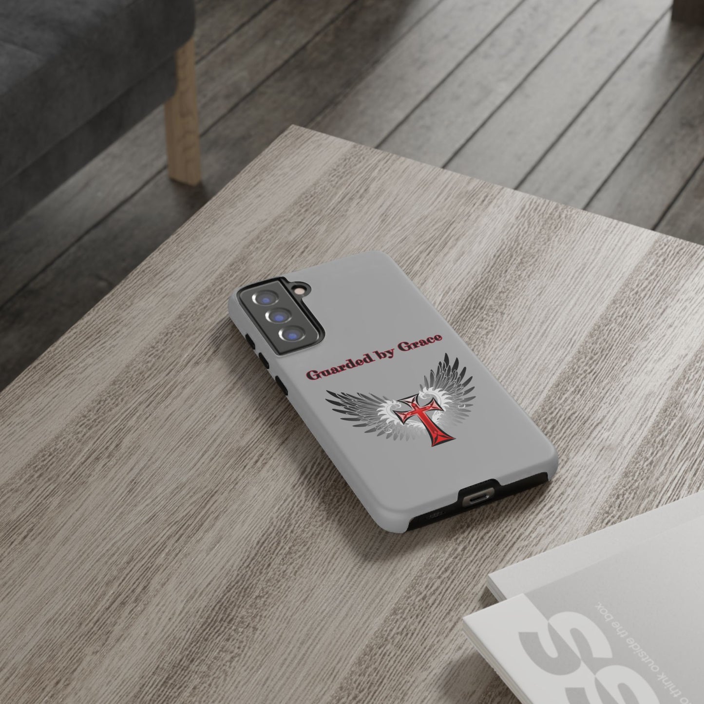 Cell Phone Case with Guardian Angel Design Tough Cases for Protection Spiritual Gifts Unique Accessories Personalized Tech