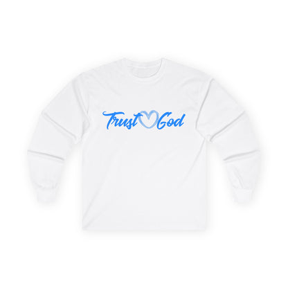 T-Shirt Trust God Unisex Long Sleeve Tee Faith-Based Apparel Christian Religious Gift