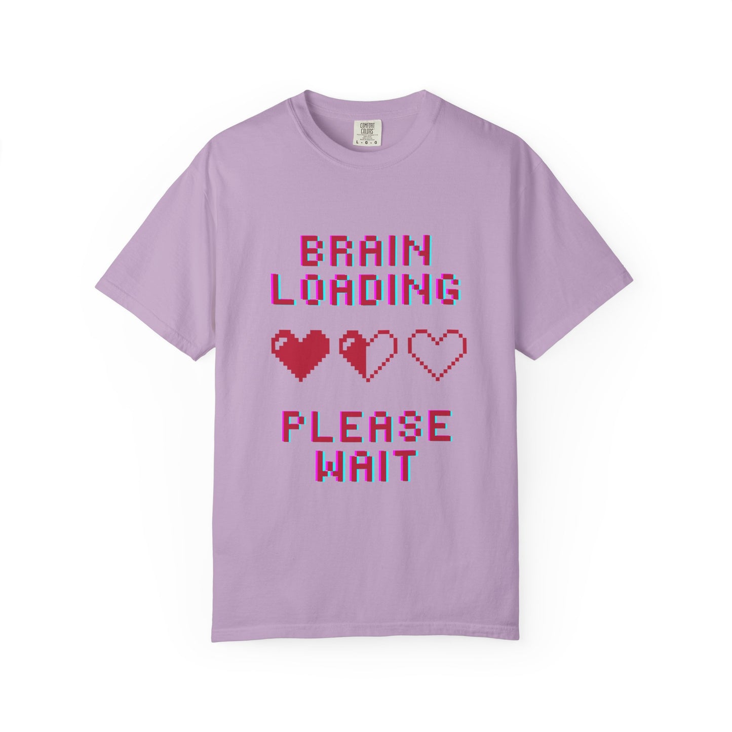 T-Shirt Brain Loading Unisex T-shirt Gamer Gift Fun Gift Geeky Apparel Cute Slogan Tee Perfect for Relaxation