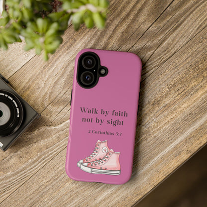 Cellphone Cae Faith-Inspired Phone Case Inspirational Gift Bible Verse Accessory Pink Converse Design Christian Phone Cover