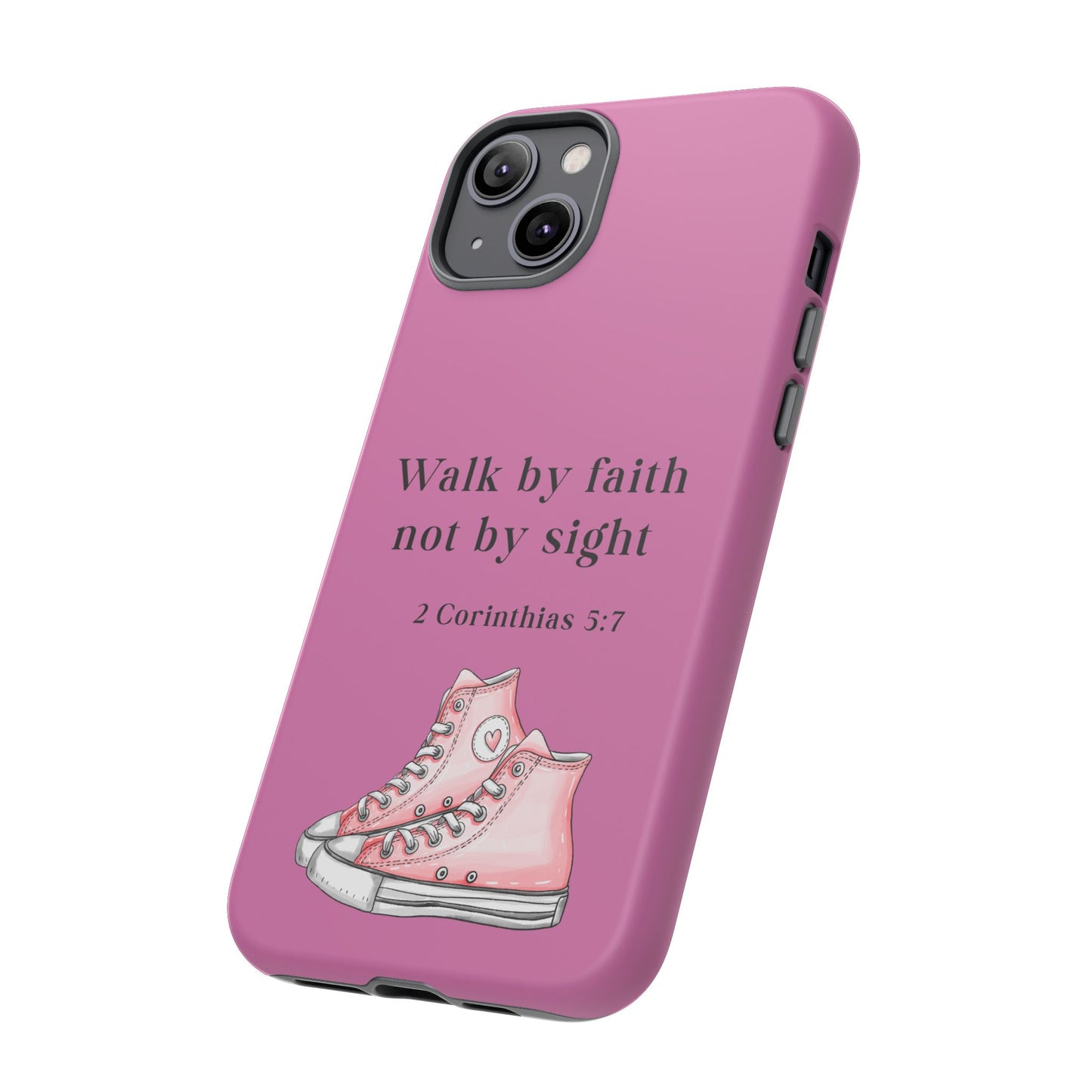 Cellphone Cae Faith-Inspired Phone Case Inspirational Gift Bible Verse Accessory Pink Converse Design Christian Phone Cover