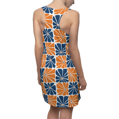 Dress Floral Patterned Racerback Dress Casual Summer Wear Beach Dress Party Outfit Trending Summer Fashion Gift for Her