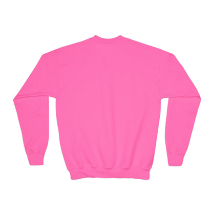 Sweatshirt Youth Crewneck Sweatshirt Cute Pastel Floral Design Cozy Gift for Kids Perfect for Birthdays Spring and Everyday Wear