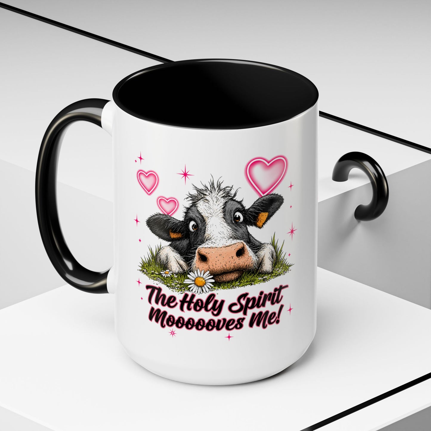 The Holy Spirit Moooves Me Coffee Mug