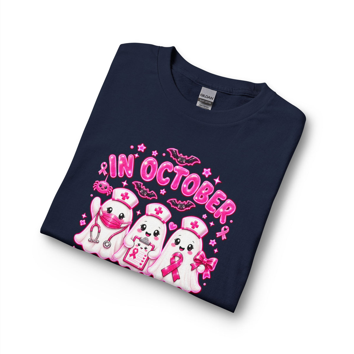 Long Sleeve Shirt — "In October We Wear Pink" Breast Cancer Awareness