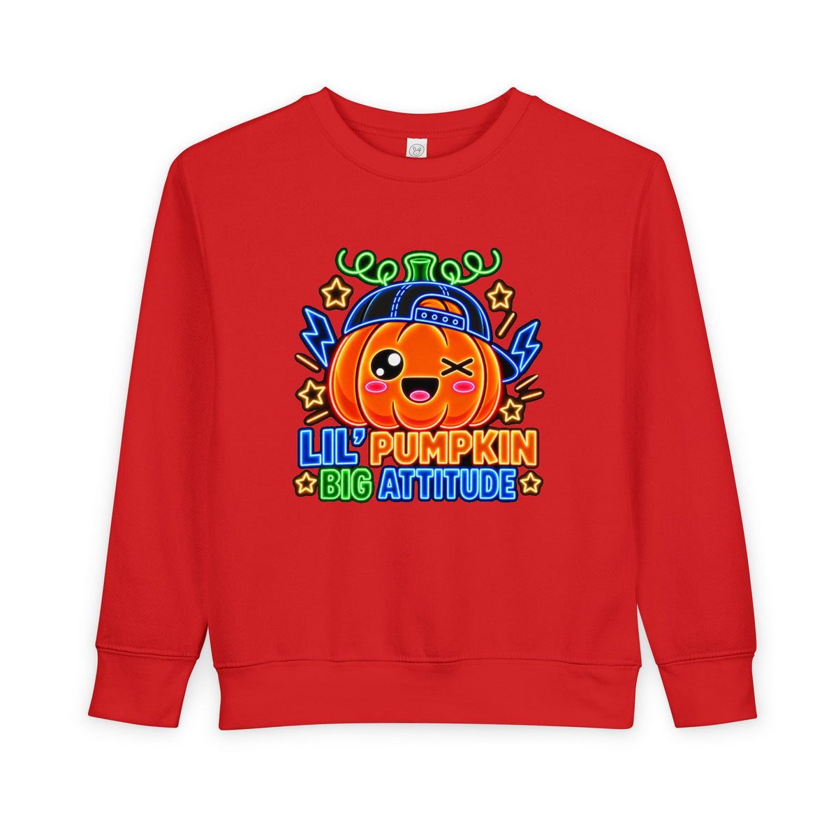 Lil' Pumpkin Big Attitude Toddler Sweatshirt