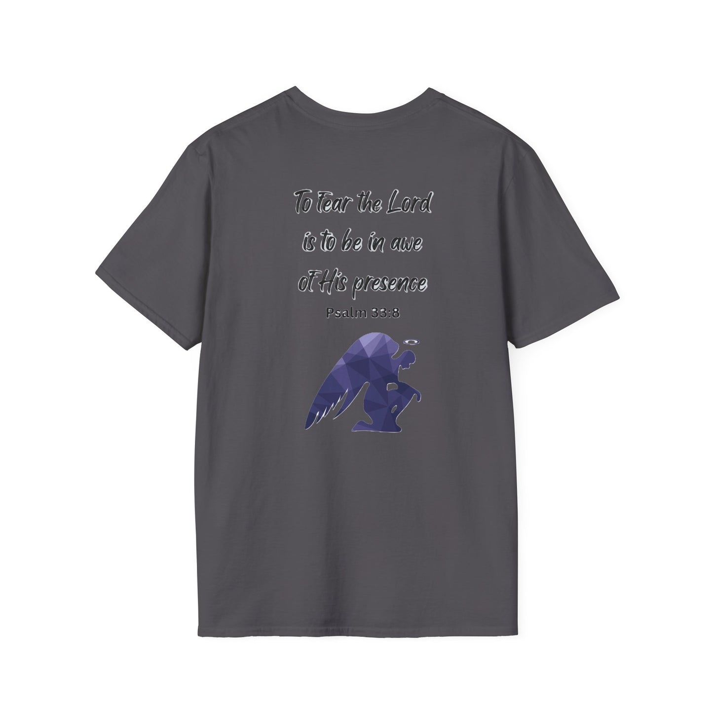 T-Shirt Unisex Softstyle T-Shirt with Inspirational Psalm Design Motivational Tee Christian Apparel Faith-Based Gift Casual Wear