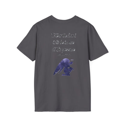T-Shirt Unisex Softstyle T-Shirt with Inspirational Psalm Design Motivational Tee Christian Apparel Faith-Based Gift Casual Wear