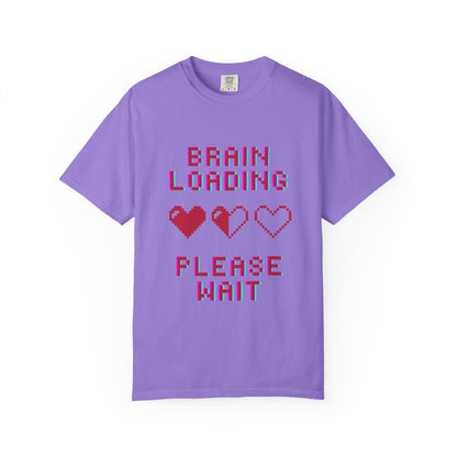 T-Shirt Brain Loading Unisex T-shirt Gamer Gift Fun Gift Geeky Apparel Cute Slogan Tee Perfect for Relaxation