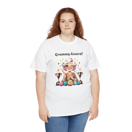 T-Shirt Grammy Award Unisex Heavy Cotton Tee - Celebrate Your Achievements Gift for Grandmothers