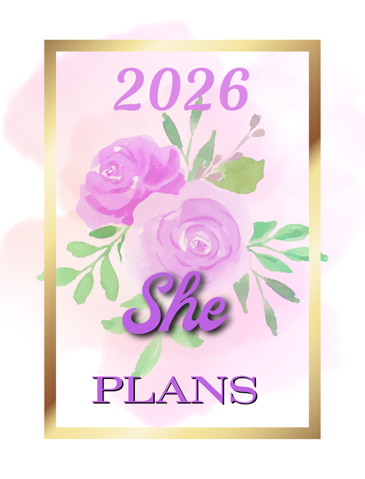 She Plans Monthly Planner for Teachers, Busy Mom's or anyone who likes to plan ahead