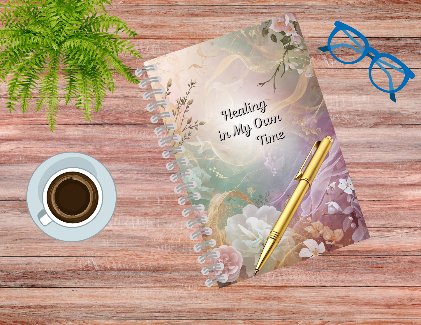 Handmade Made to order Healing Journal for Women Faith Based Prayer Journal Handmade 6x9 Printed to Order Christian Healing Journal