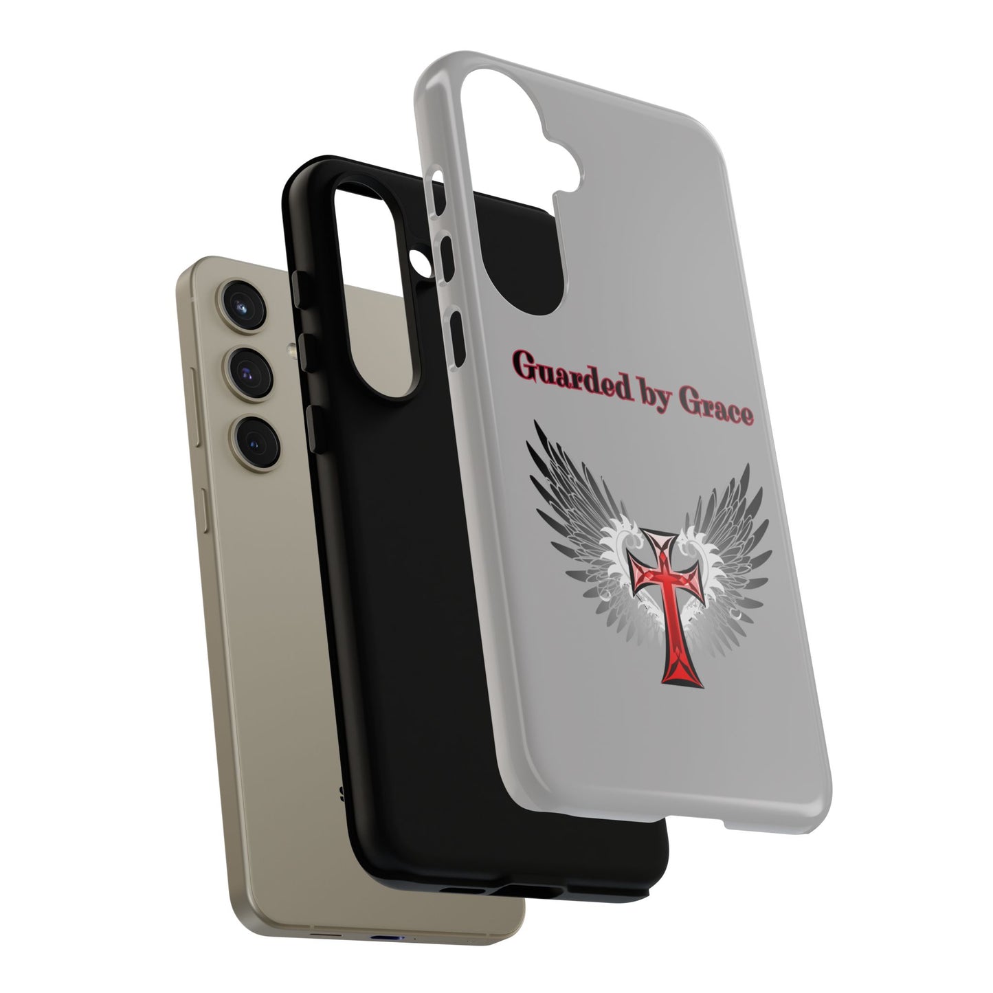 Cell Phone Case with Guardian Angel Design Tough Cases for Protection Spiritual Gifts Unique Accessories Personalized Tech