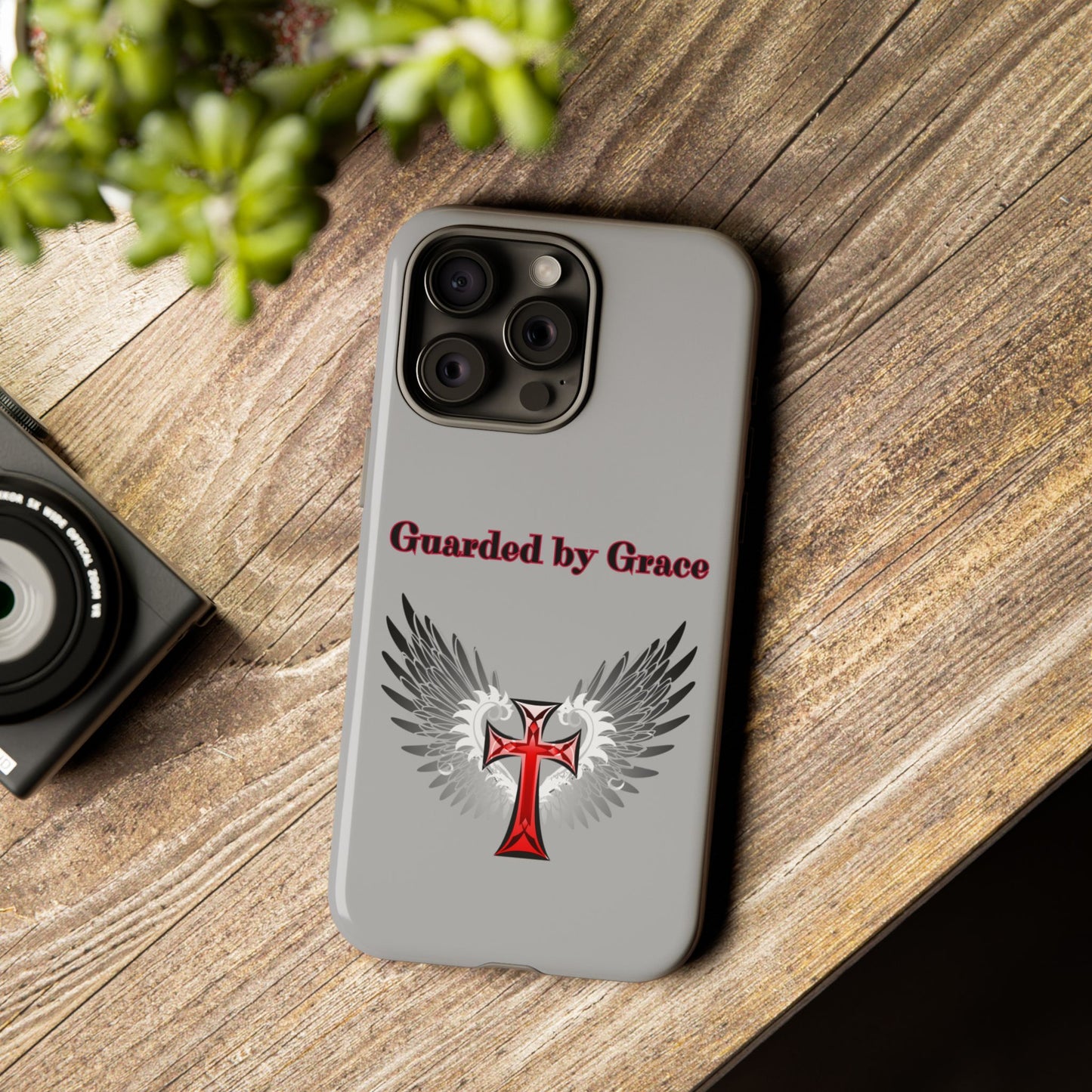 Cell Phone Case with Guardian Angel Design Tough Cases for Protection Spiritual Gifts Unique Accessories Personalized Tech