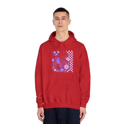 Sweatshirt Whimsical Floral Unisex Hooded Sweatshirt Casual Wear Streetwear Gift for Her Cozy Sweatshirt Spring Fashion Halloween
