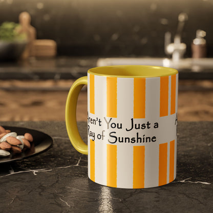 Sarcastic Quote Cup Conversation Starter Humorous Gift Funny Coworker Office Mug Striped Ceramic Coffee Drinkware Microwave Safe Dishwasher