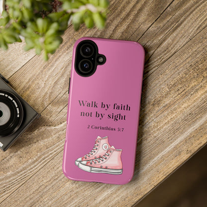 Cellphone Cae Faith-Inspired Phone Case Inspirational Gift Bible Verse Accessory Pink Converse Design Christian Phone Cover