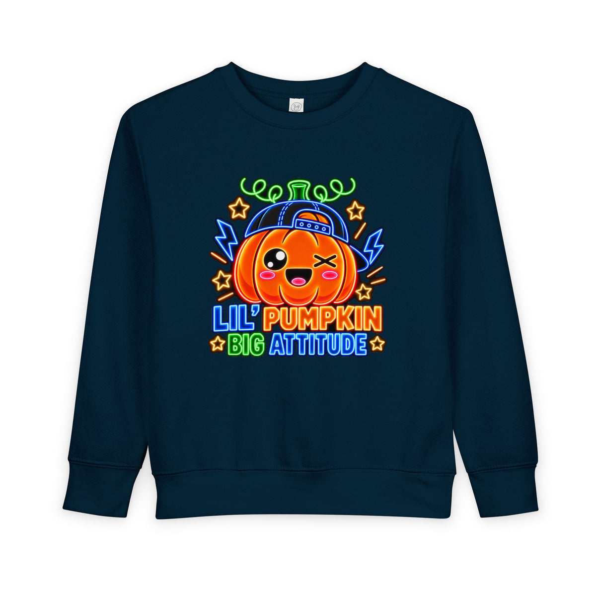 Lil' Pumpkin Big Attitude Toddler Sweatshirt