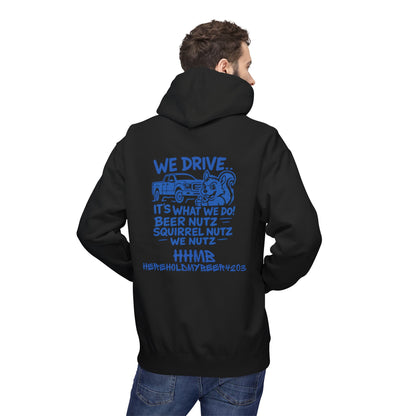 Off-Road Crew Hoodie — “We Drive, It's What We Do” Blue Graphic