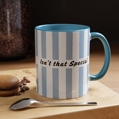 Isn’t That Special Blue Striped Accent Coffee Mug