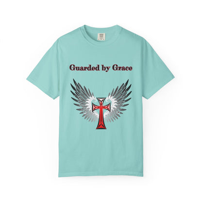T-Shirt Guarded by Grace Unisex T-Shirt with Wings Design Christian Apparel Unique Gift Faith-based Fashion Inspirational SpiritualTee