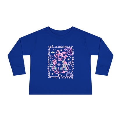 T-Shirt Cute Cat Toddler Long Sleeve Tee Adorable Gift Kids' Fashion Playdate Outfit Baby Shower Present Everyday Wear Halloween