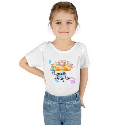 Princess Mayham Infant Bodysuit — Cute Crown Baby Onesie for Newborns & Baby Shower Gifts