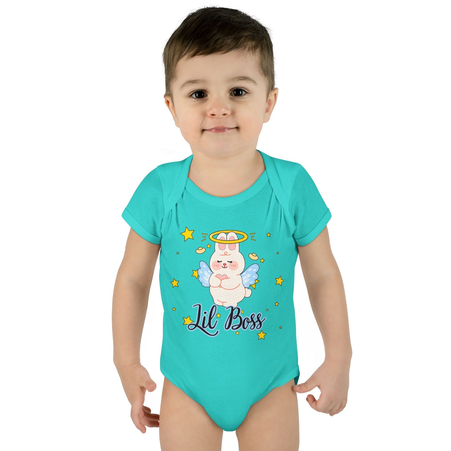 Lil Boss Angel Baby Bodysuit — Cute Infant Onesie