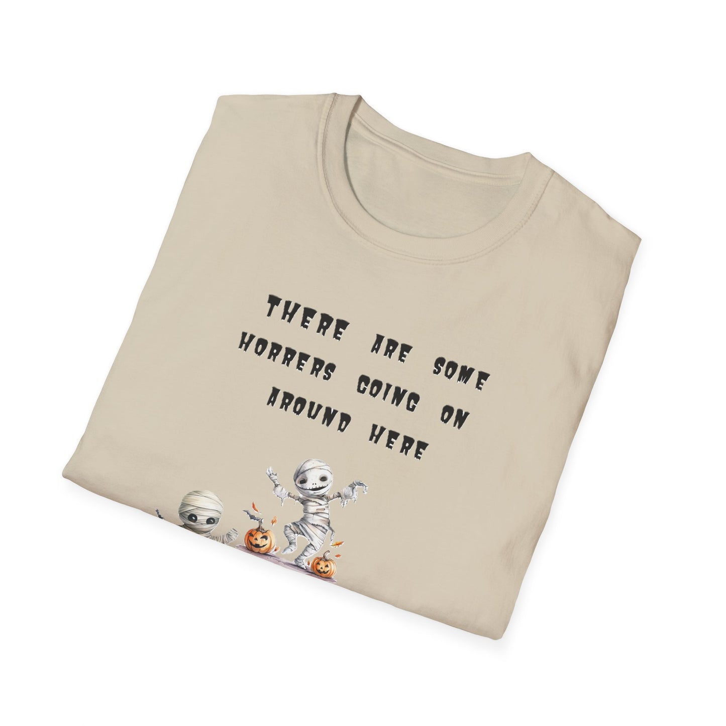 T-Shirt Halloween Graphic T-Shirt Spooky Season Tee Unisex Soft Style Shirt Retro Halloween Gift Fall Fashion Cute Halloween Design