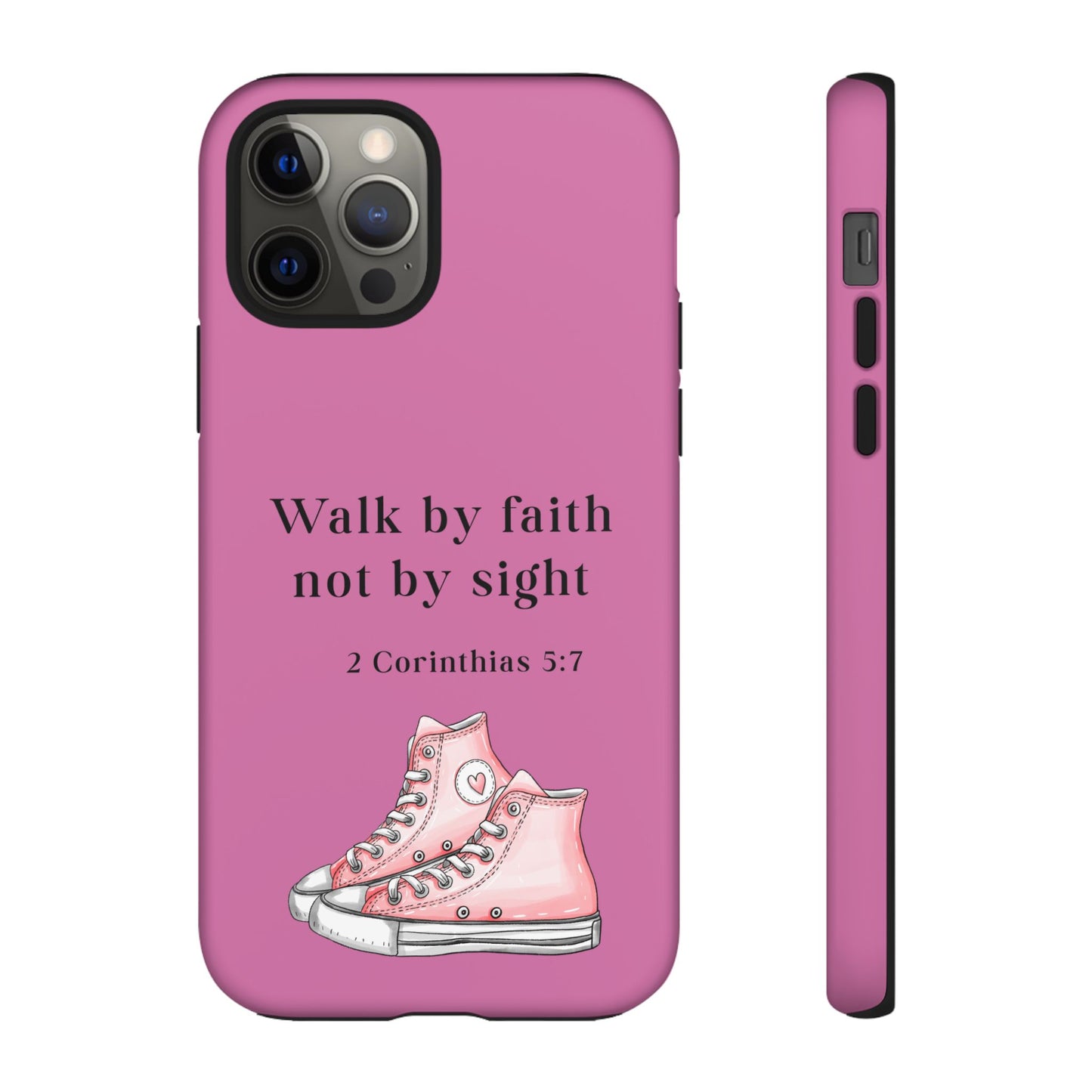 Cellphone Cae Faith-Inspired Phone Case Inspirational Gift Bible Verse Accessory Pink Converse Design Christian Phone Cover