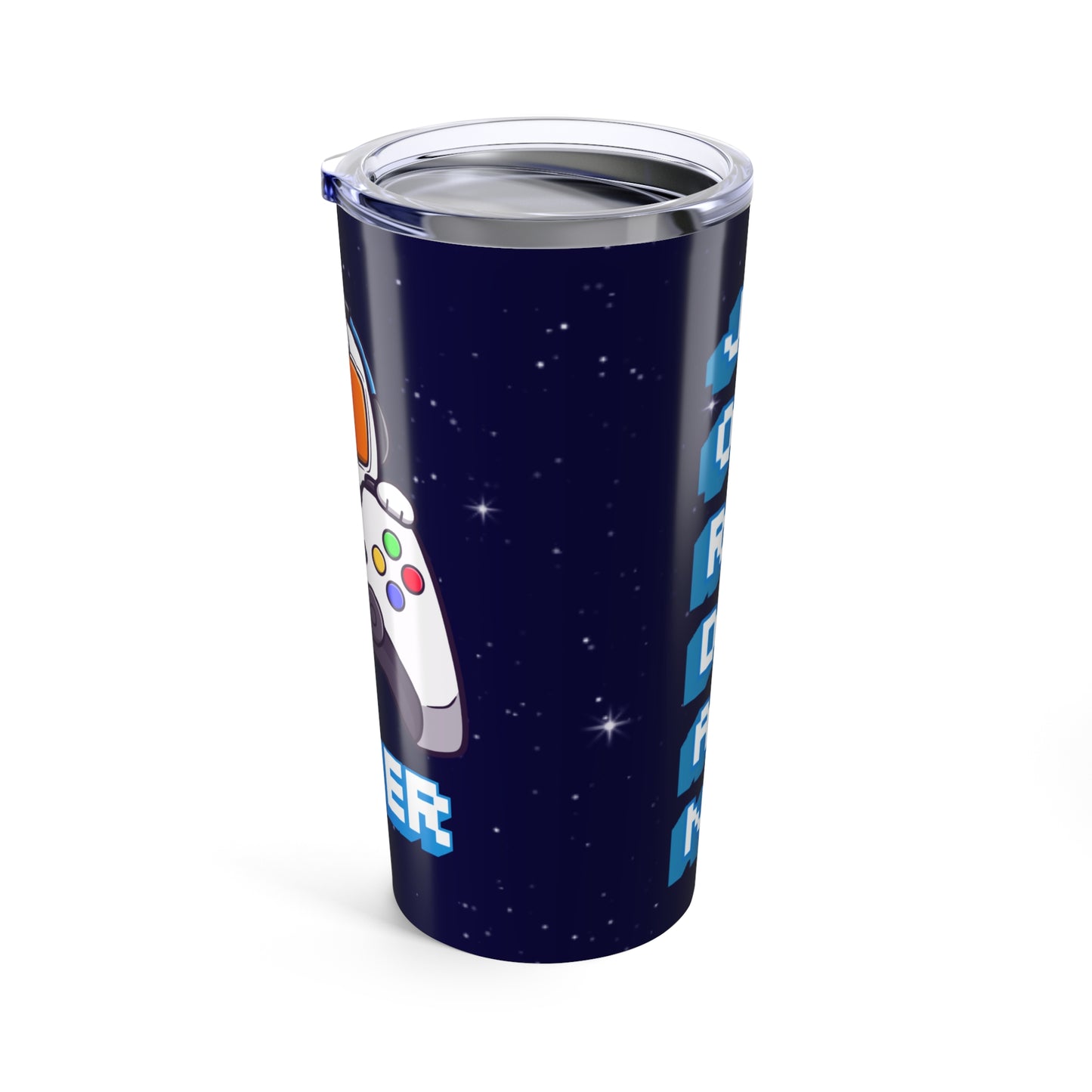Tumbler Personalized Gamer Tumbler 20oz – Customizable Travel Mug with Game Controller Design