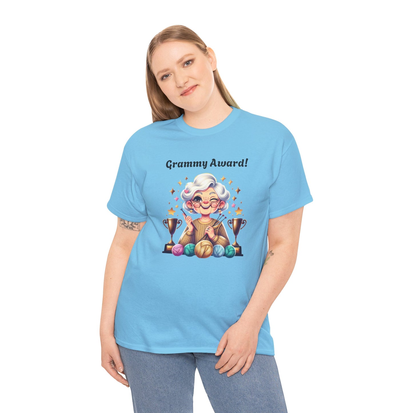 T-Shirt Grammy Award Unisex Heavy Cotton Tee - Celebrate Your Achievements Gift for Grandmothers