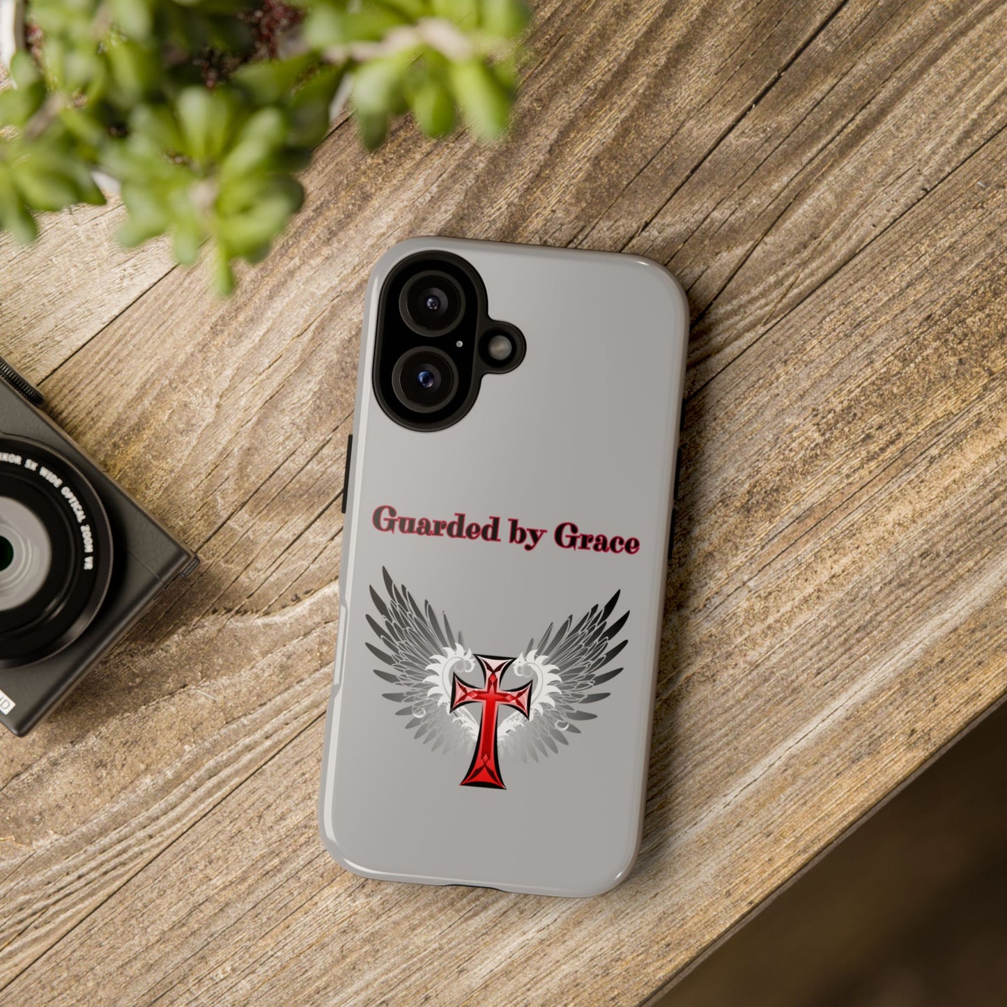 Cell Phone Case with Guardian Angel Design Tough Cases for Protection Spiritual Gifts Unique Accessories Personalized Tech