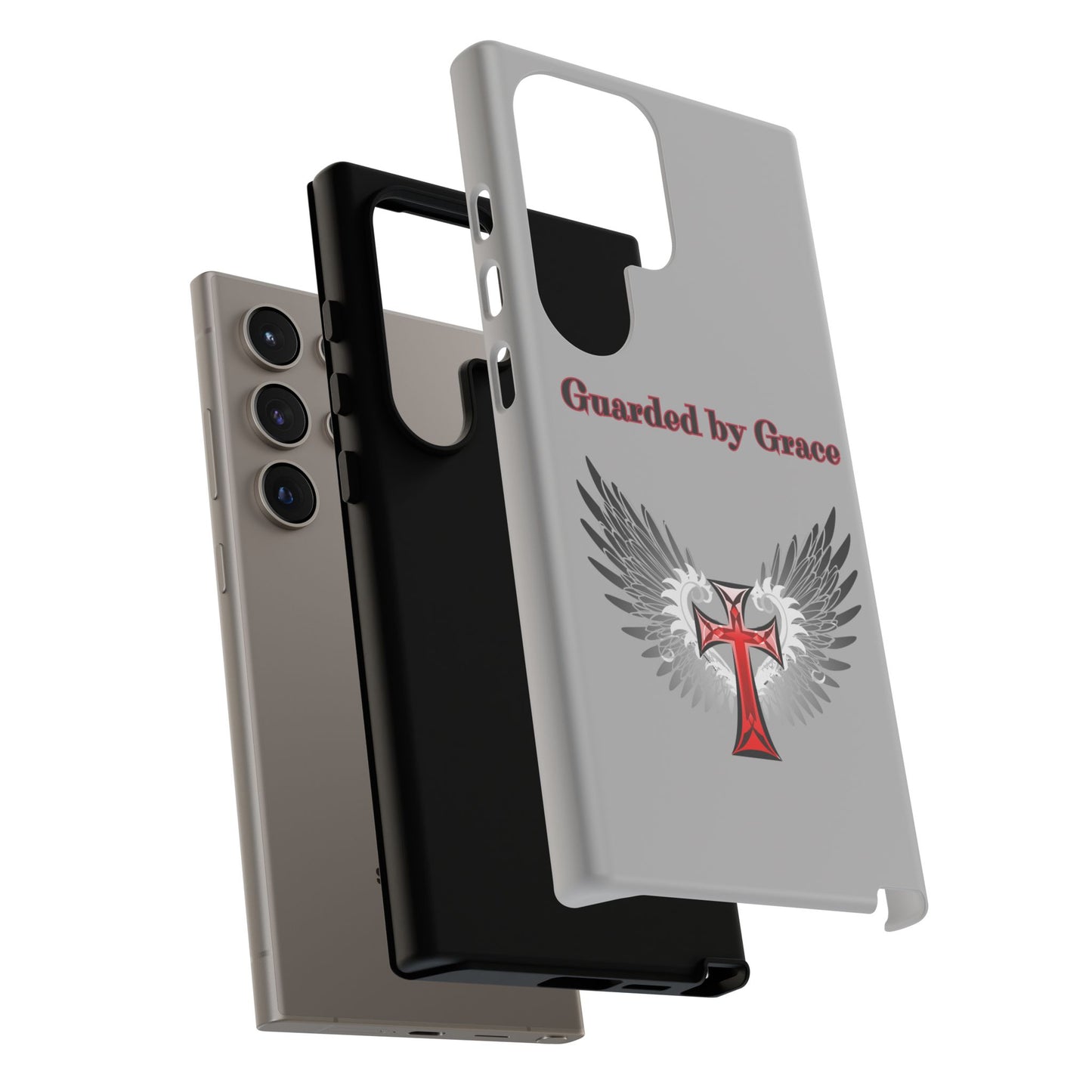 Cell Phone Case with Guardian Angel Design Tough Cases for Protection Spiritual Gifts Unique Accessories Personalized Tech