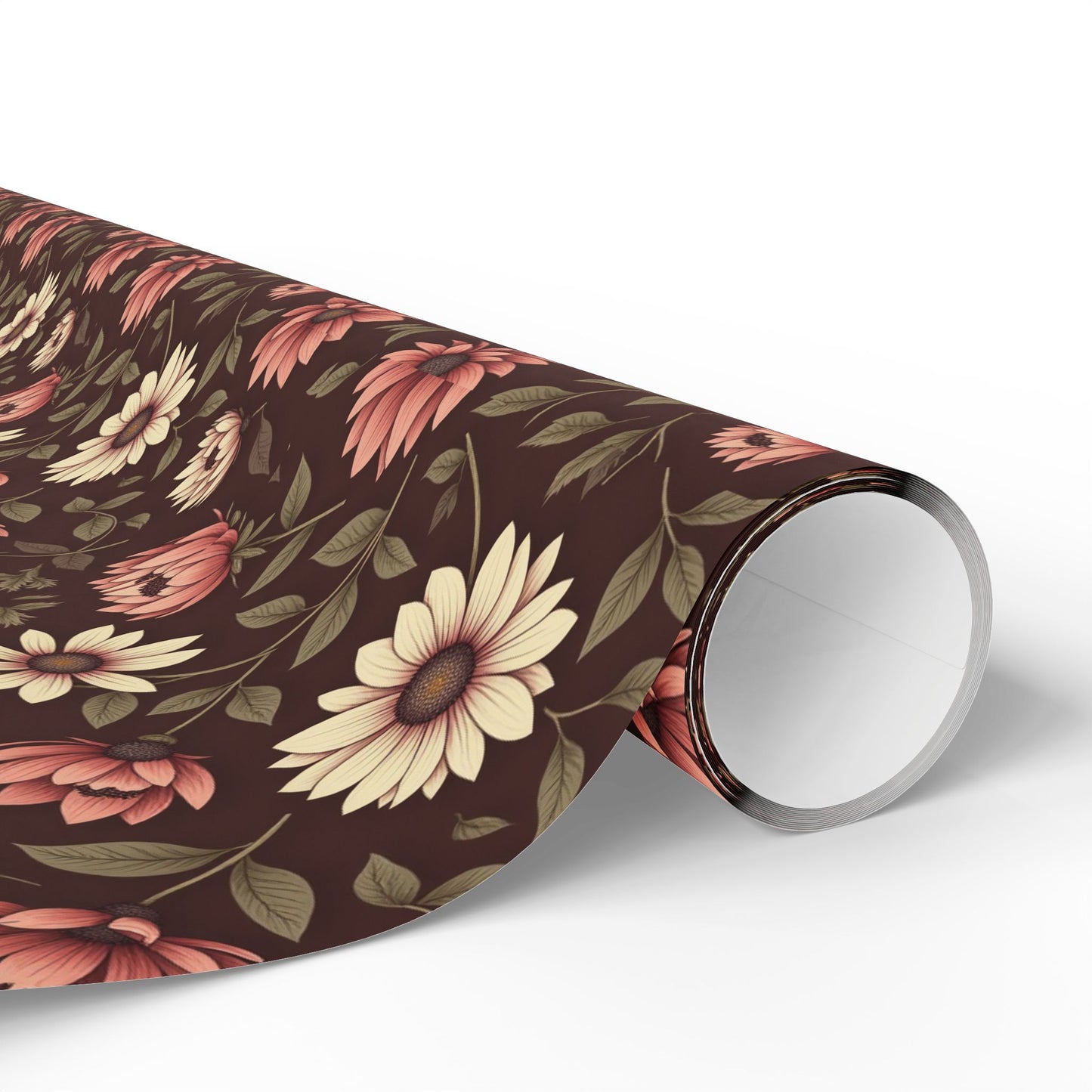 Floral Gift Wrap Paper Rustic Wrapping Paper for Birthdays Holidays & Special Occasions Eco Friendly Gift Packaging Floral Design