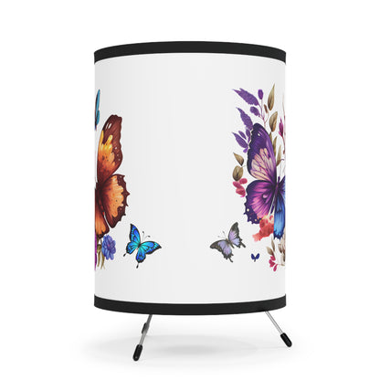 Lamp Butterfly Tripod Lamp Vibrant Home Decor Stylish Lighting Nature-Inspired Design,Perfect Gift for Flower Lovers