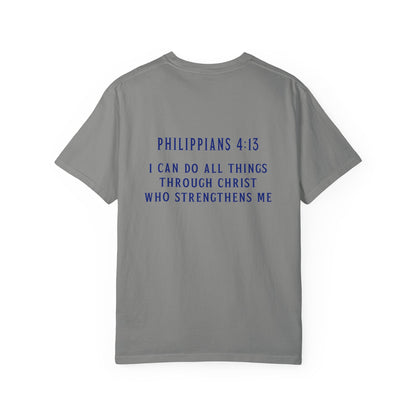 T-Shirt Inspirational Christian T-Shirt Cross & Philippians 4:13 Unisex Apparel Faith Tee Religious Gift Motivational Shirt