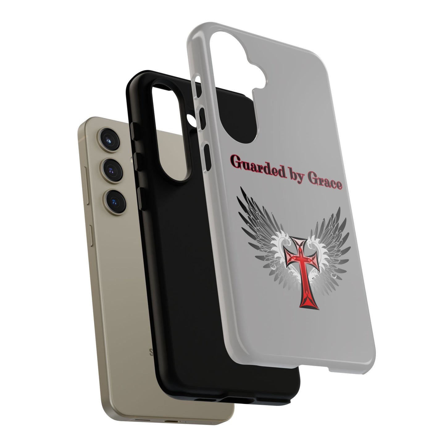 Cell Phone Case with Guardian Angel Design Tough Cases for Protection Spiritual Gifts Unique Accessories Personalized Tech
