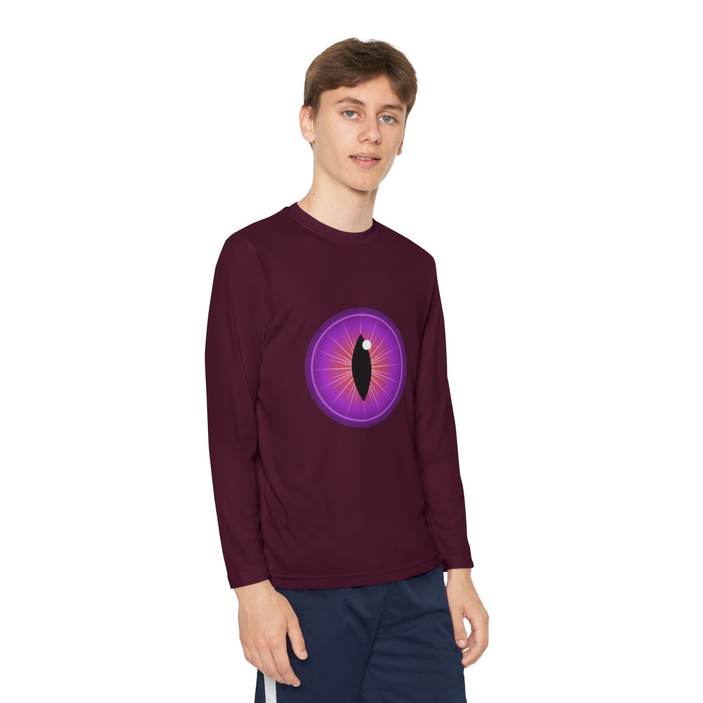 T-Shirt Youth Long Sleeve Monster-Inspired Tee Fun Shirt for Kids Perfect for Halloween Costume Wear Everyday Comfort Cool Graphic T