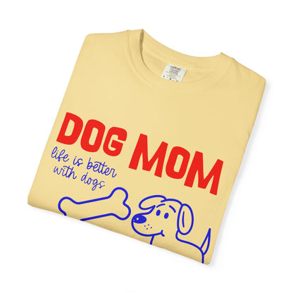 Dog Mom Club T-Shirt — Cute Paw Print & Bone Graphic Tee