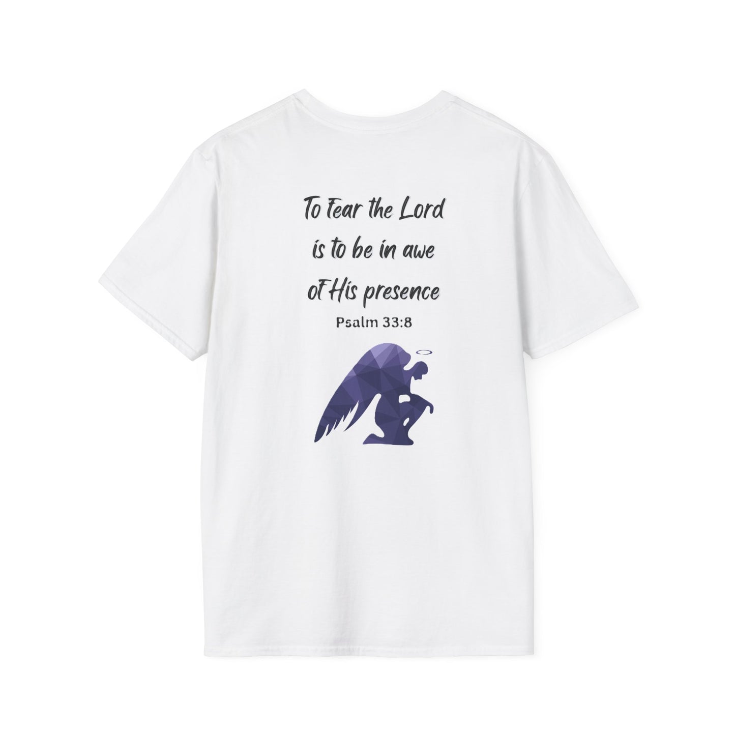 T-Shirt Unisex Softstyle T-Shirt with Inspirational Psalm Design Motivational Tee Christian Apparel Faith-Based Gift Casual Wear