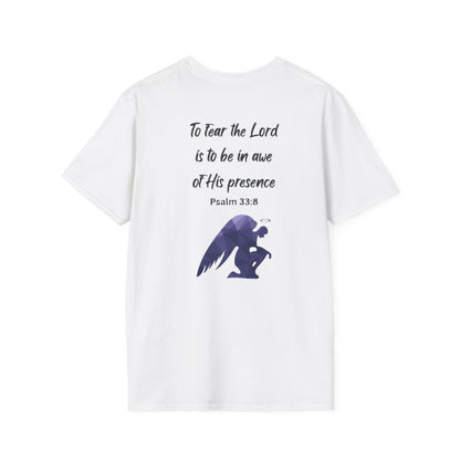 T-Shirt Unisex Softstyle T-Shirt with Inspirational Psalm Design Motivational Tee Christian Apparel Faith-Based Gift Casual Wear