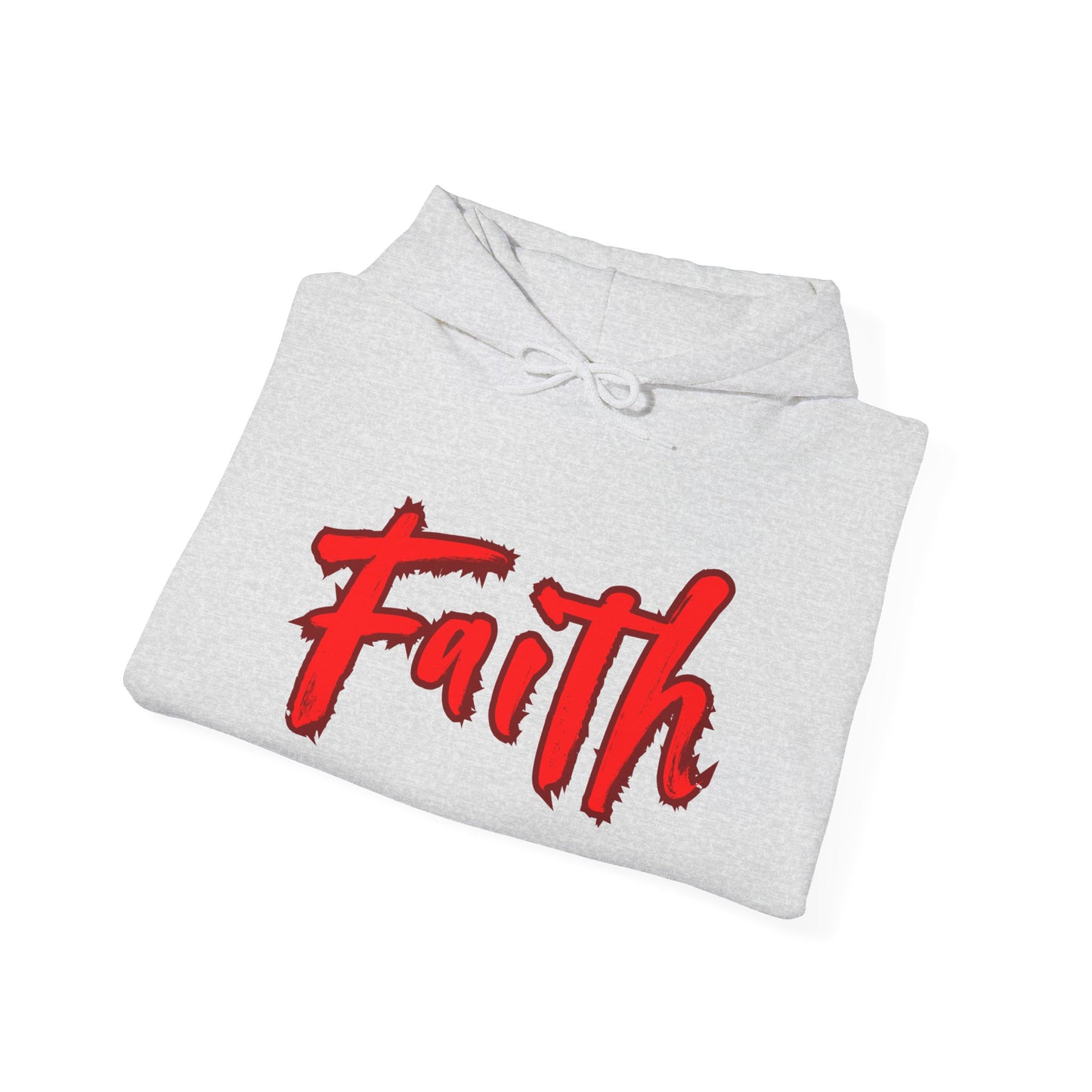 Sweatshirt Faith & Love Heavy Blend Hoodie Unisex Sweatshirt for Inspiration and Comfort Christian Religious Gift