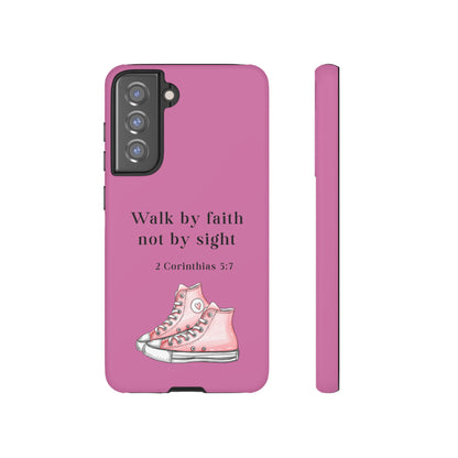 Cellphone Cae Faith-Inspired Phone Case Inspirational Gift Bible Verse Accessory Pink Converse Design Christian Phone Cover